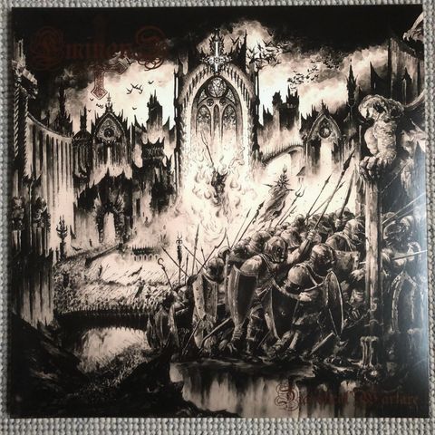 EMINENZ Diabolical Warfare farget LP + flagg+patch+plakat