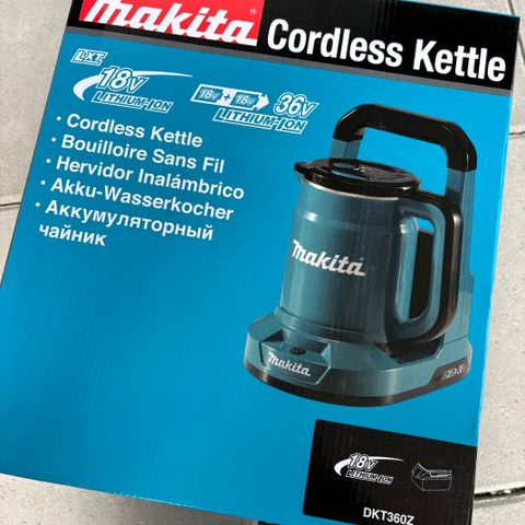 Makita vannkoker DKT360Z, solo