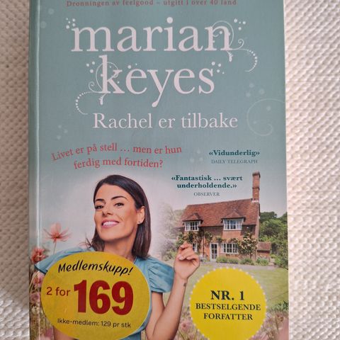 Rachel er tilbake, bok av Marian Keyes