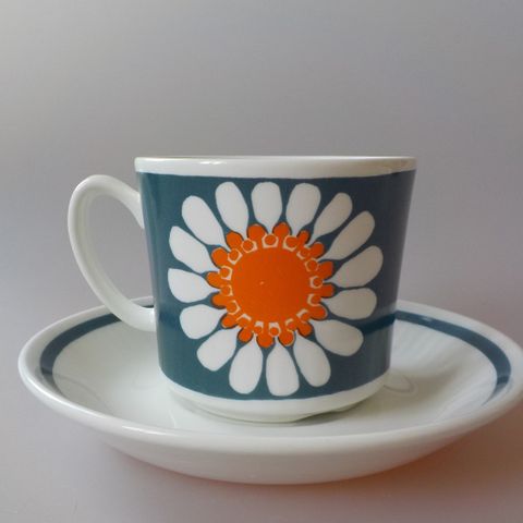 Figgjo Daisy kaffekopp m/skål