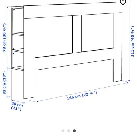 Ikea sengegavl