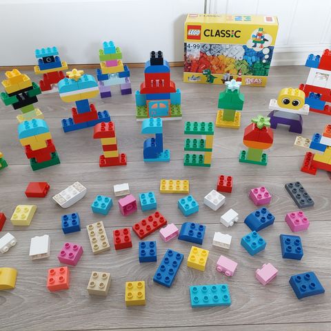 Lego Duplo + Classic klosser