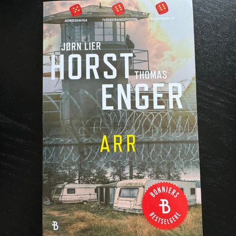 Arr av Jørn Lier Horst og Thomas Enger bok - krim