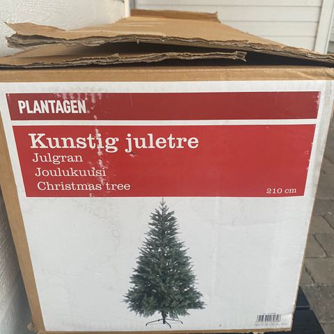 Kunstig juletre 210 cm