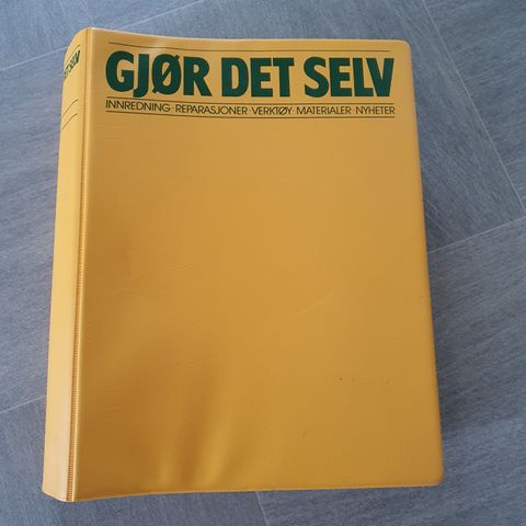 Gjør det selv blader inkl. perm