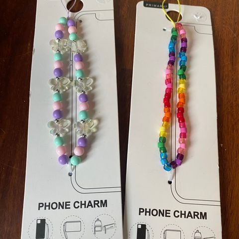 Nye phone charms. 8 stk!