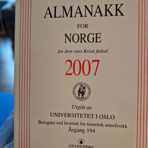 Kr 5 ALMANAKK 2007