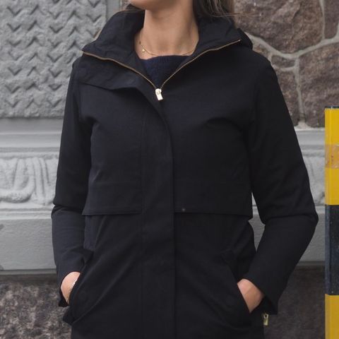 BRGN Regn Coat, black (str M)