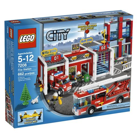 Lego City 7208 Brannstasjon