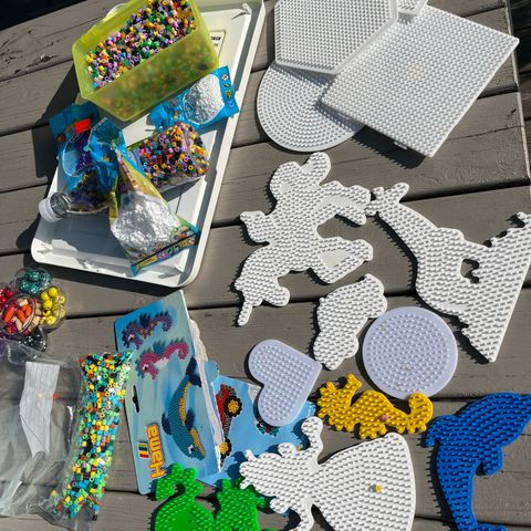 Strikke perler