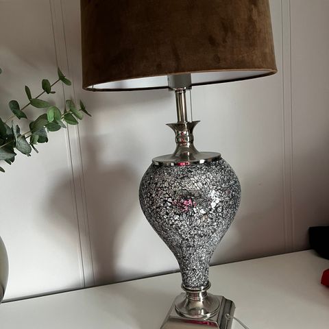 Glitter bordlampe