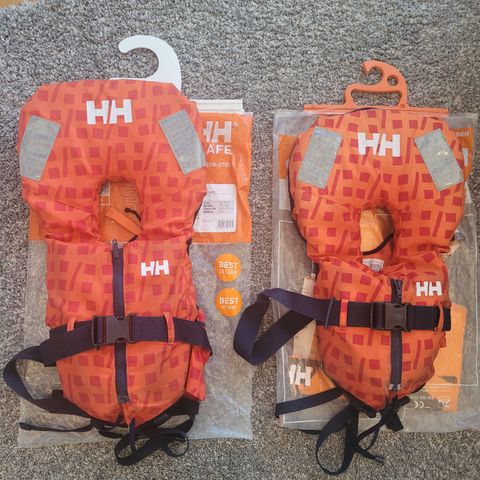 Kid safe redningsvest fra HH. 10-25 kg og 20-35 kg.