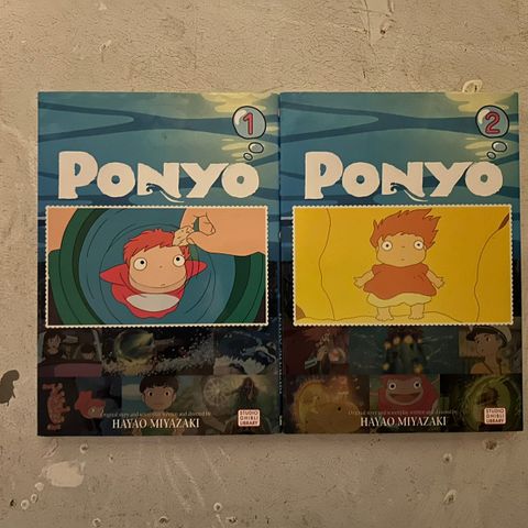 Ponyo - tegneserie/manga - i farger - 1&2