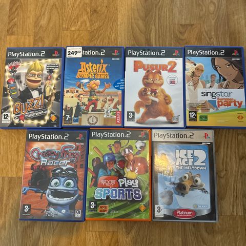 Diverse PlayStation2 spill