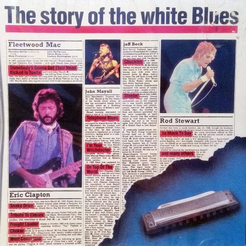 Various – The Story Of The White Blues, 1989