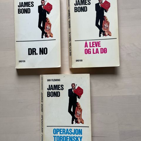 Ian Fleming James Bond x 3