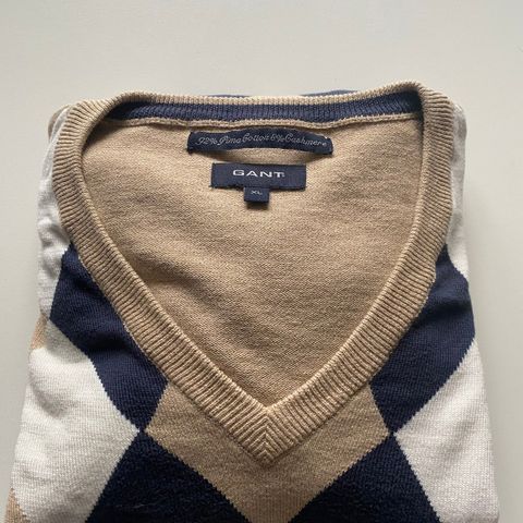 Gant genser XL Bomull og Cashmere