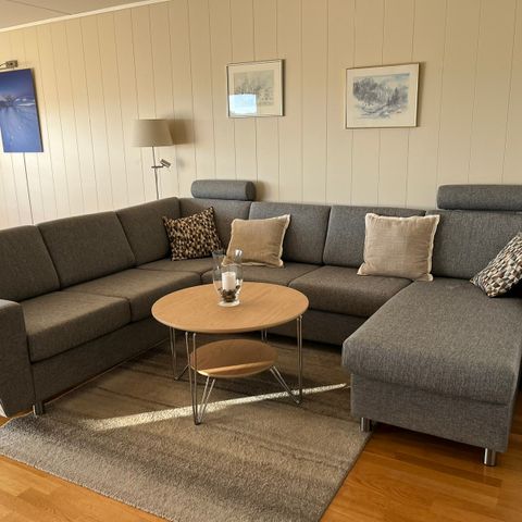 Hjørnesofa med sjeselong