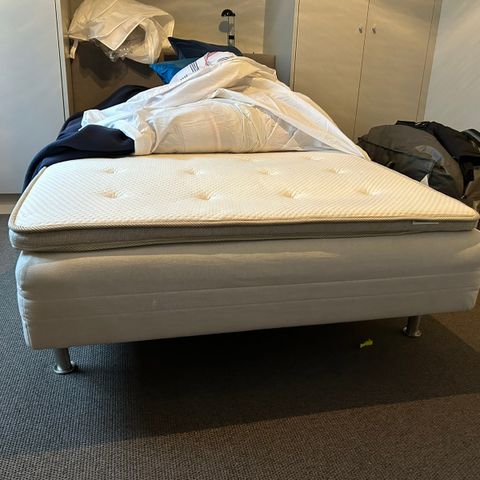 IKEA rammemadrass Sultan med overmadrass 120 cm gis bort