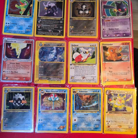 Pokemon 1 edition/ E serie holo