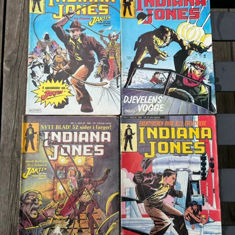 Indiana Jones - tegneserier fra 1984 - 1985 - 1986