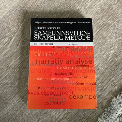 Introduksjon til samfunnsvitenskapelig metode