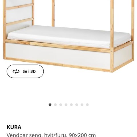 Kura Ikea barneseng