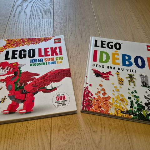 Lego idebok (Bygg hva du vil!) + Lego lek (Ideer som gir klossene dine liv)