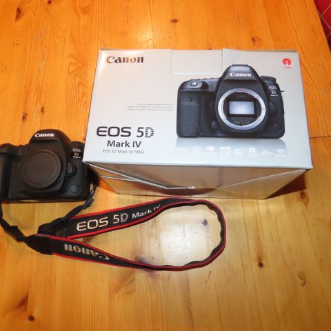 Fotoapparat Canon EOS 5D Mark IV m/linser