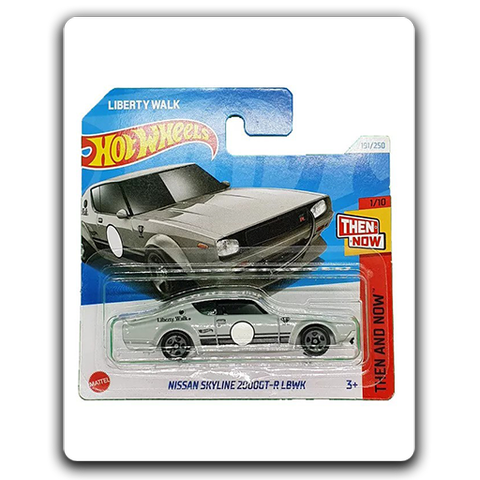 Hot Wheels Nissan Skyline 2000GT-R LBWK (Then and Now | 2024), HTC65