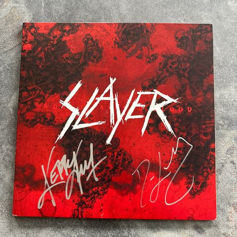 Slayer signert World Painted Blood vinyl Lp