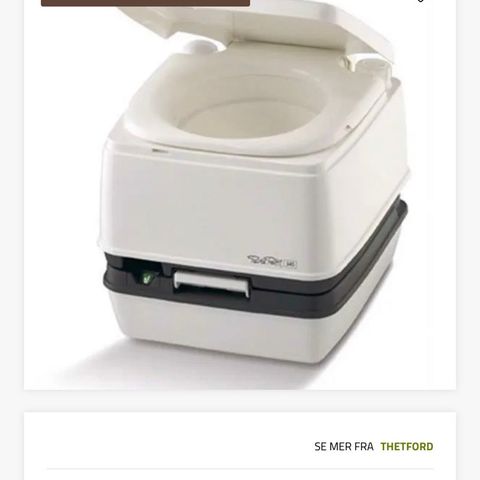 Portabelt toalett (Porta Potti 345)