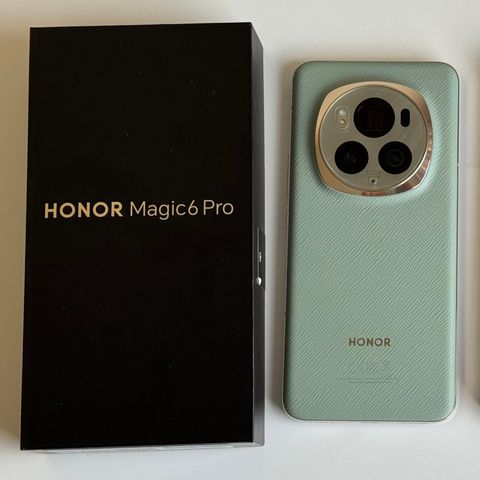 HONOR MAGIC 6 PRO 5G 512GB|12GB EPI GREEN SOM NY + KVITTERING