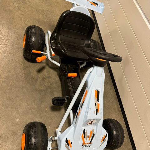 Pedal Gokart / Pedalbil fra 3år med justerbart sete, stål