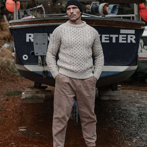 Peregrine Hudson Aran Jumper