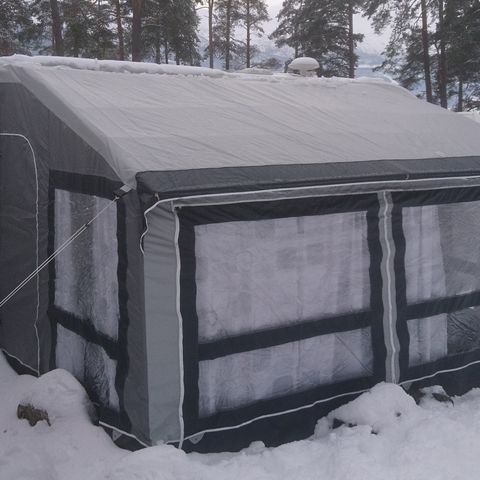 Fortelt campingvogn, vintertelt