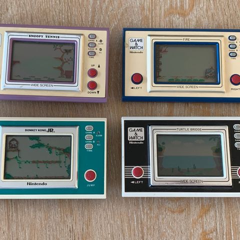 Nintendo Game & Watch - 4 stk