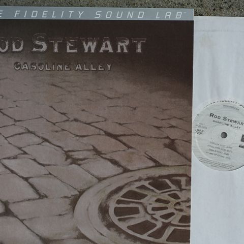 Mobile fidelity recording lp av Rod stewart "Gasoline alley"