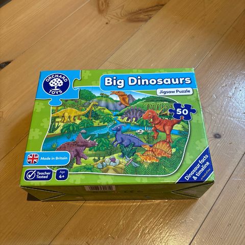 Puslespill Dinosaur Big Dinosaurs