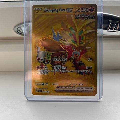 Pokemon Temporal Forces - Gouging Fire Ex Gold