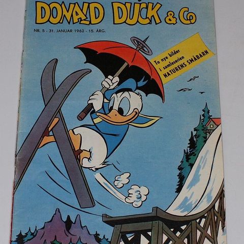 Donald Duck & co. nr. 5-1962 med bilag