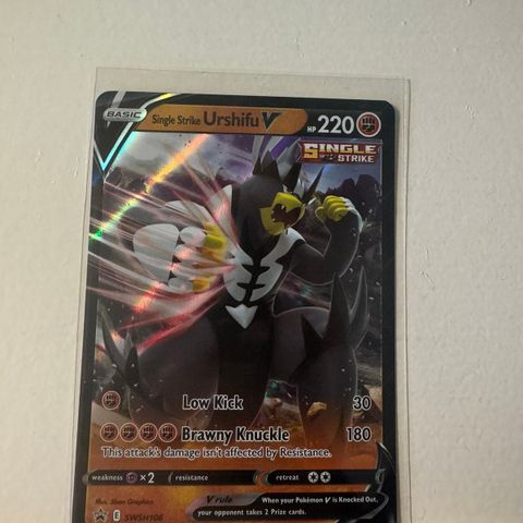 Single Strike Urshifu V #SWSH106 Pokemon Promo - 2 igjen