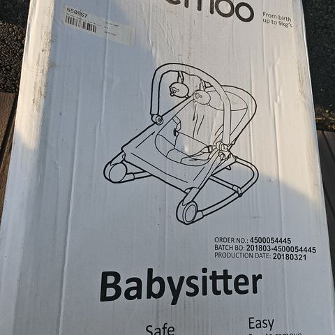 Beemoo babysitter vippestol