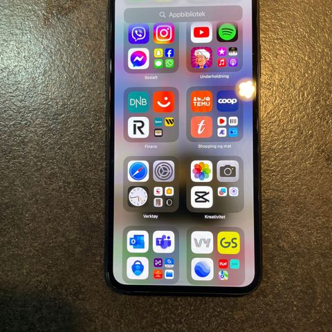 iPhone XS MAX 64GB SVART TIL SALGS