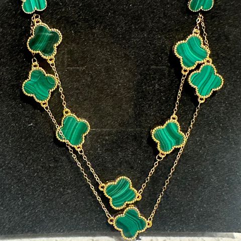 Necklace, earrings, bracelet set 18k/750