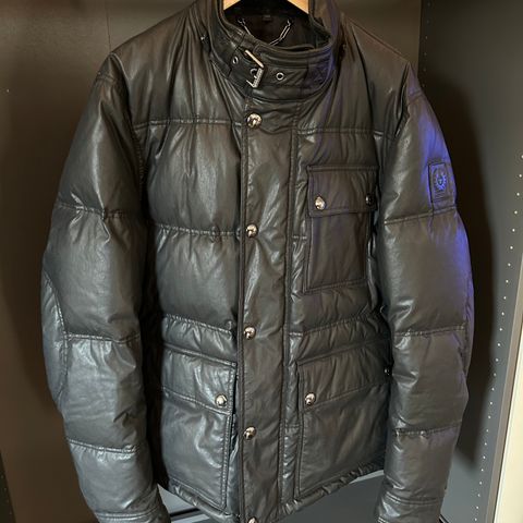 Belstaff dunjakke strl L sort