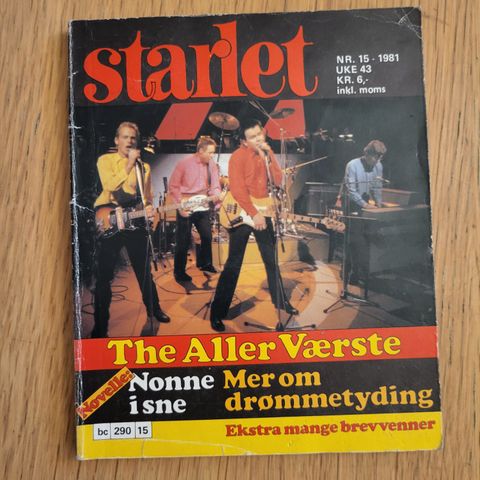 Starlet Nr. 15 - 1981 med Beatles på baksiden