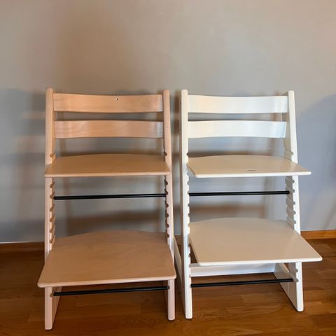 Reservert: Stokke tripp-trapp-stol 500kr per stk