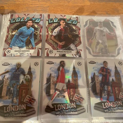 Topps chrome 20/21, 22/23, 23/24 og Bundesliga 22/23