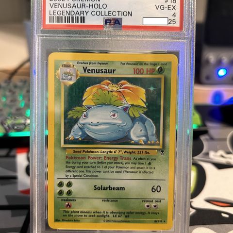 Venusaur #18 Pokemon Legendary Collection PSA 4